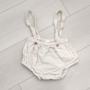 Cream Kids Suspender Bloomers Yo Baby Size 12-18 Months